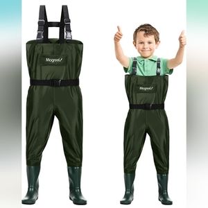 Magreel Child Chest Waders Waterproof Nylon/PVC Youth Used, no tags, no belt